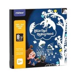 Set educativ 2 in 1: Scratch art si proiector poveste Scufita Rosie Mideer MD4148