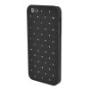 Husa iPhone 5/5S/SE Elegance Luxury cu Diamante, Anti-soc, Neagra