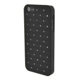 Husa iPhone 5/5S/SE Elegance Luxury cu Diamante, Anti-soc, Neagra