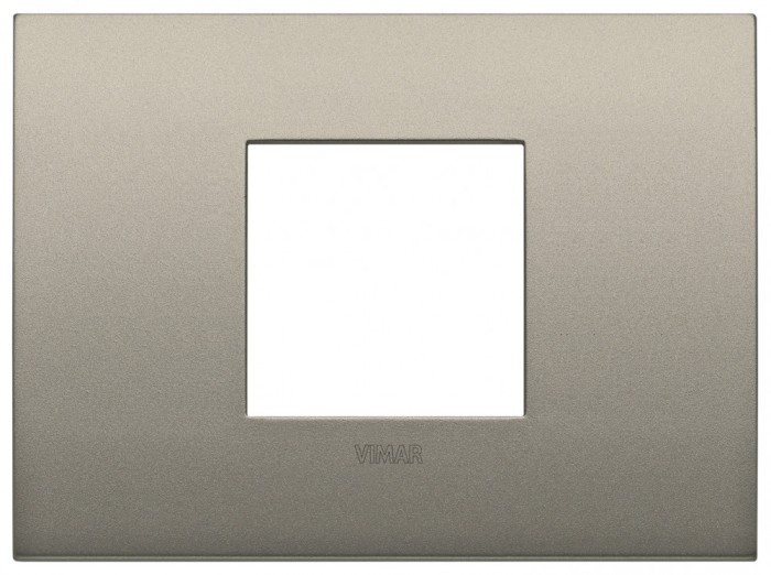Rama Ornament 2M metal pentru doza de 3M Vimar Arke sampanie mata 19652.13