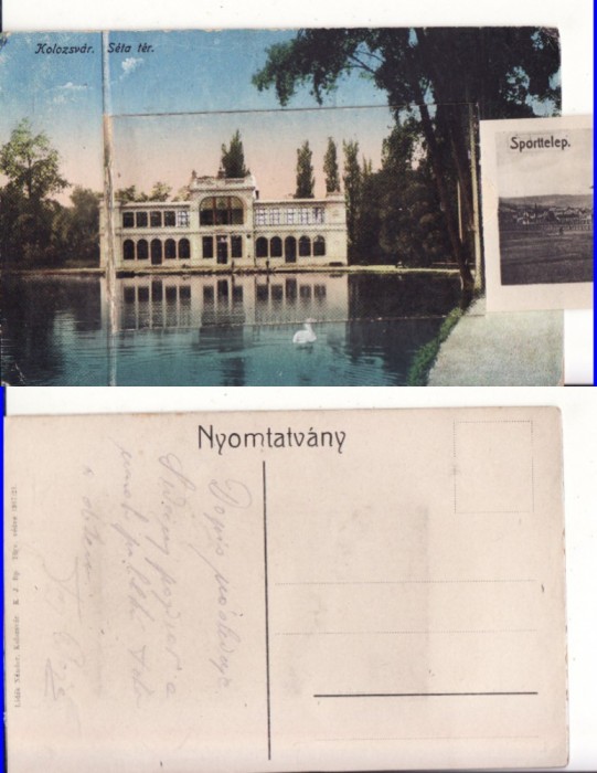 Cluj -Piata- leporello, carnet ,rara