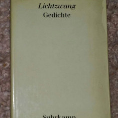 Lichtzwang Gedichte / Paul Celan cartonata cu supracoperta 1970
