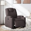 VidaXL Fotoliu rabatabil electric, maro &icirc;nchis, material textil 3204349