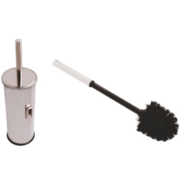 Suport din inox, pentru perie WC, cu prindere pe perete, P402