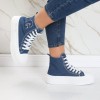 Sneakers dama bluemarin din textil Aylin, 36, Albastru