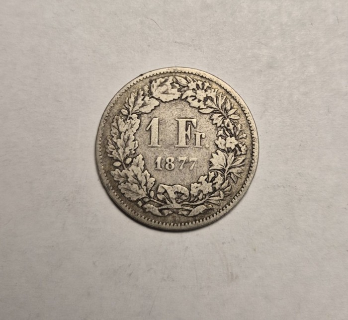 Elvetia 1 Franc 1877