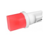 Bec auto cu LED, T10, rosu, 12V - 109922