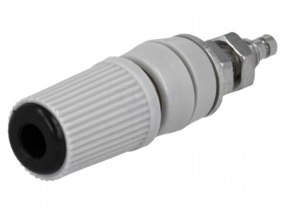 Soclu Banană 4mm 24A Negru pentru Panou foto