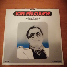 Canzone cu Ion Falculete Orchestra de camera Napolitana Electrecord vinil vinyl
