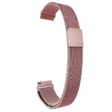 Curea Otel, Universala 14 mm, telescoape Quick Release, Pink Rose