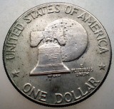 1.593 USA SUA EISENHOWER BICENTENNIAL LIBERTY BELL 1 ONE DOLLAR 1976 D