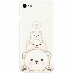 Husa silicon pentru Apple Iphone 6 Plus, Bear Family