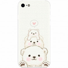 Husa silicon pentru Apple Iphone 7, Bear Family