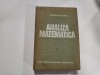 Analiza Matematica Marcel Rosculet, 1979, Editura Didactica si Pedagogica, 667 pagini, Stare Buna