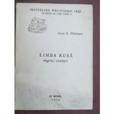 Limba rusa pentru chimisti- O. Mihailescu