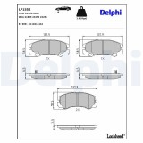 Set placute frana disc Opel Frontera A, Frontera B Motor 2.2 DTI, 2.2 DTI, 2.2 i, 2.2 i, 3.2 i, OE 1605002