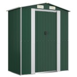 Cumpara ieftin Sopron de gradina, verde, 192x1021x223 cm, otel galvanizat