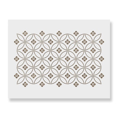 Sablon Perete vopsire, tencuiala 900x600x0.7mm Louie Flower Refolosibil, model MXSP7088 foto
