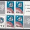 ROMANIA 1969 LP 715 COSMOS IV APOLLO 12 BLOC 4 SERII CU 4 VINIETE DIFERITE MNH