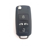 Carcasa cheie briceag after market , compatibi cu VW, 4 butoane, cu logo