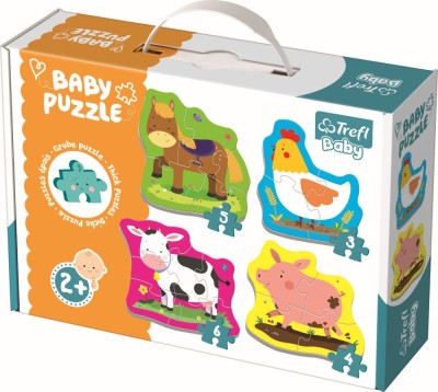 PUZZLE TREFL BABY CLASIC ANIMALE LA FERMA 18 PIESE foto
