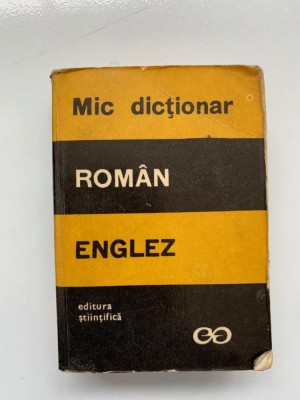 Mic dicționar rom&amp;acirc;n-englez foto