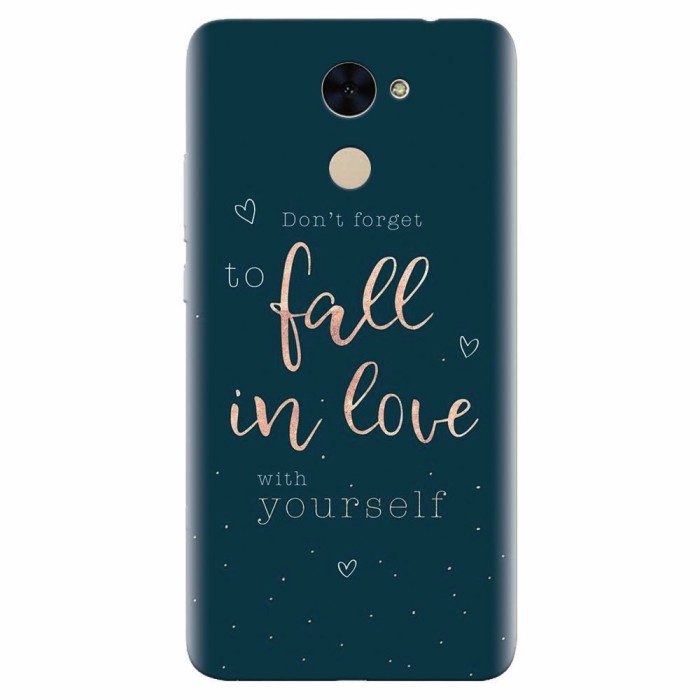 Husa silicon pentru Huawei Enjoy 7 Plus, Fall In Love