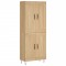 Dulap inalt, stejar sonoma, 69,5x34x180 cm, lemn compozit