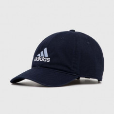 Adidas Performance șapcă culoarea albastru marin, cu imprimeu