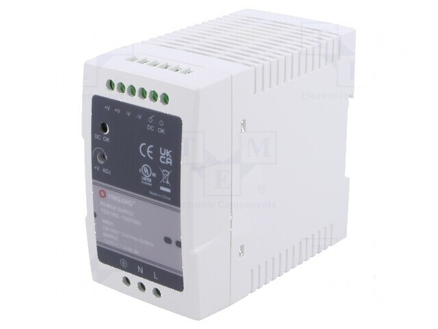 Alimentator pulsatoriu pentru şină DIN 90W 12VDC 7,5A - 1 Ieşire