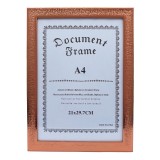 Rama foto format A4 cu striatii, 25x34 cm, cupru, Oem