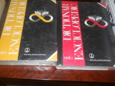 Pachet -3 Dictionare Enciclopedic-Mic dictionar enciclopedic 1986, Dictionar enciclopedic vol 1 si 2, 1993, 1996