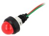 Lampă LED Control Roșie 24V &Oslash;13mm IP40