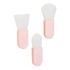 Set Spatule Silicon JB Beauty, Aplicare Mască Față, Roz-Alb, 6 cm, 3 Bucăți, Oem