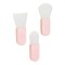 Set Spatule Silicon JB Beauty, Aplicare Mască Față, Roz-Alb, 6 cm, 3 Bucăți