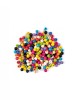Set 200 Margele Lemn Colorate PLAYBOX, Rotunde 10mm, Accesorii Bijuterii, Joc Creativ pentru Copii