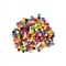 Set 200 margele din lemn colorate rotunde 10 mm diametru