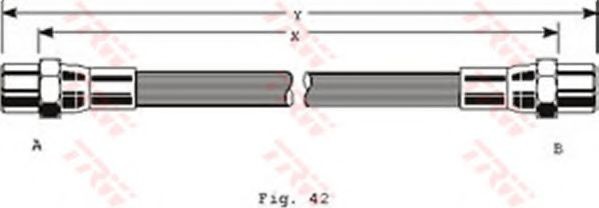 Conducta / cablu frana BMW Seria 3 Touring (E36) (1995 - 1999) TRW PHA284