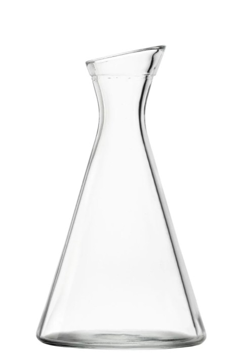 Wasserkaraffe, Glaskaraffe, Weinkaraffe - Pisa, 0,5L, Elegant &amp; Vielseitig | Wasser, Wein, Limonade &amp; mehr