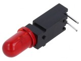 LED Roșu 5mm 20mA 60&deg;