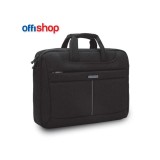 Geanta laptop, neagra, 40x8x32 cm - OFFISHOP, S-COOL / OFFISHOP