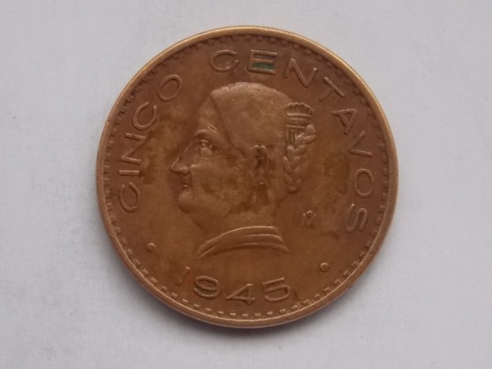 5 CENTAVOS 1945 MEXIC
