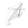 Stalpi gard electric 105 cm vaci, oi, capre