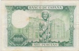 SPANIA 1000 PESETAS 1965 F