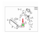 Furtun radiator intercooler Mercedes Sprinter 2006-2018, material Cauciuc, RapidAuto 5065PT-11