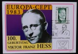Plic Europa CEPT &bdquo;100. Geburtstag Viktor Franz Hess&rdquo; &ndash; FDC 1983 -A45