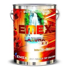 Lazura pentru Lemn &ldquo;Emex WX&rdquo; - Transparent - Bid. 16 Kg