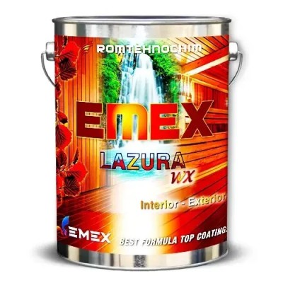 Lazura pentru Lemn &amp;ldquo;Emex WX&amp;rdquo; - Transparent - Bid. 16 Kg foto