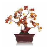 Pom cu Pietre Semipretioase - Carneol SS88E 18,5cm