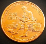 Moneda 1 CENT - SUA, anul 2009 * cod 31 = UNC, America de Nord